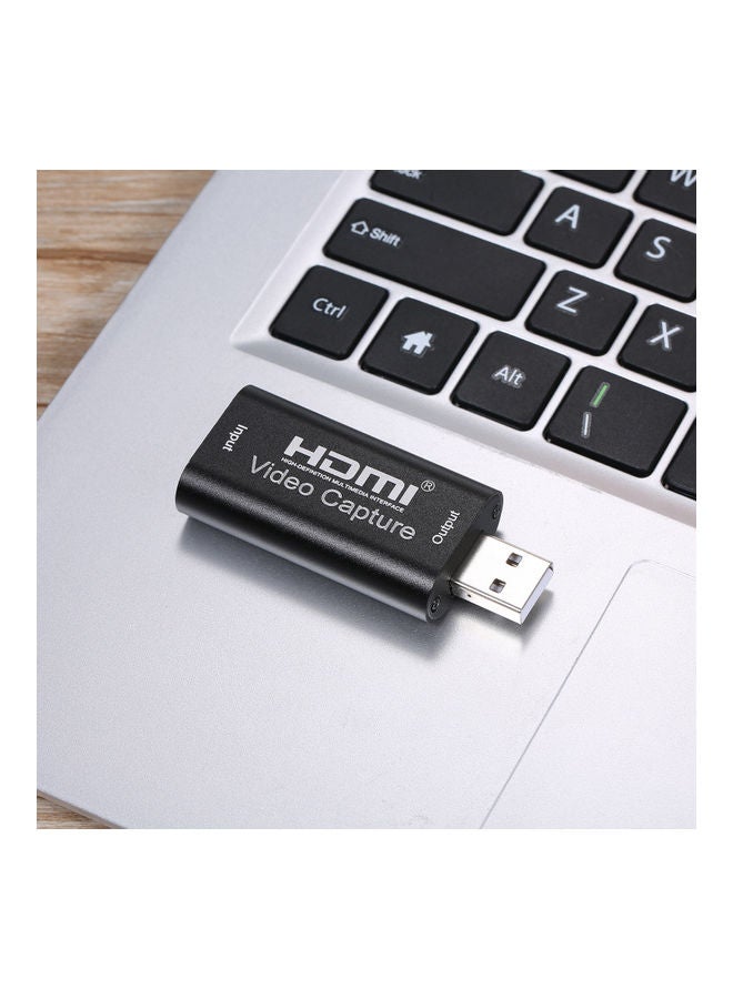 USB 2.0 To HDMI Acquisition Card Black/White/Silver - Image 3