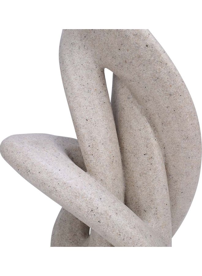 TOOARTS - Vines Abstract Resin Statue Beige - Image 1