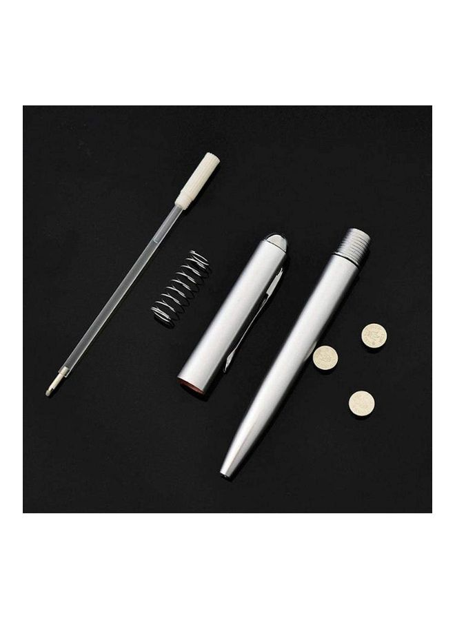 Generic Magic LED UV Light Ballpoint Pen silver - Image 3