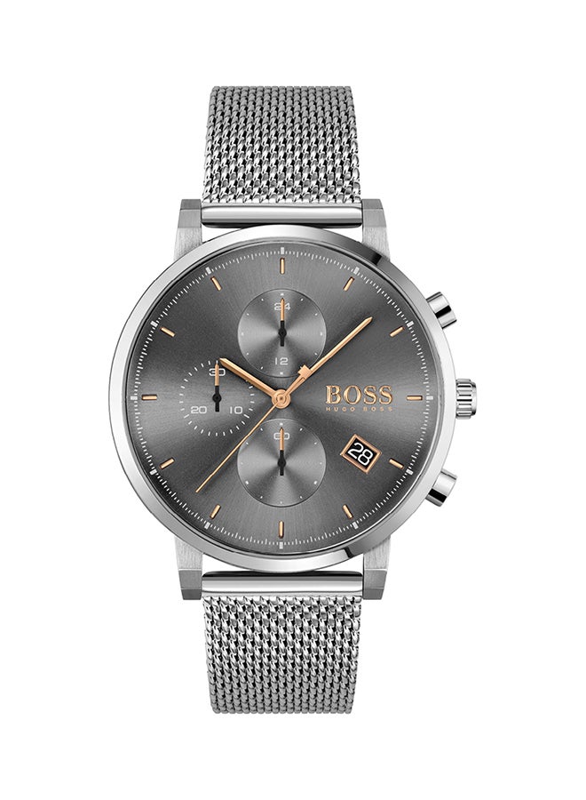 HUGO BOSS Men's Integrity Grey Dial Watch  - Image 1