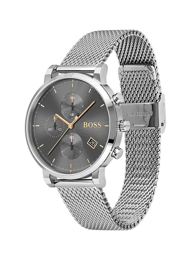 HUGO BOSS Men's Integrity Grey Dial Watch  - Image 4
