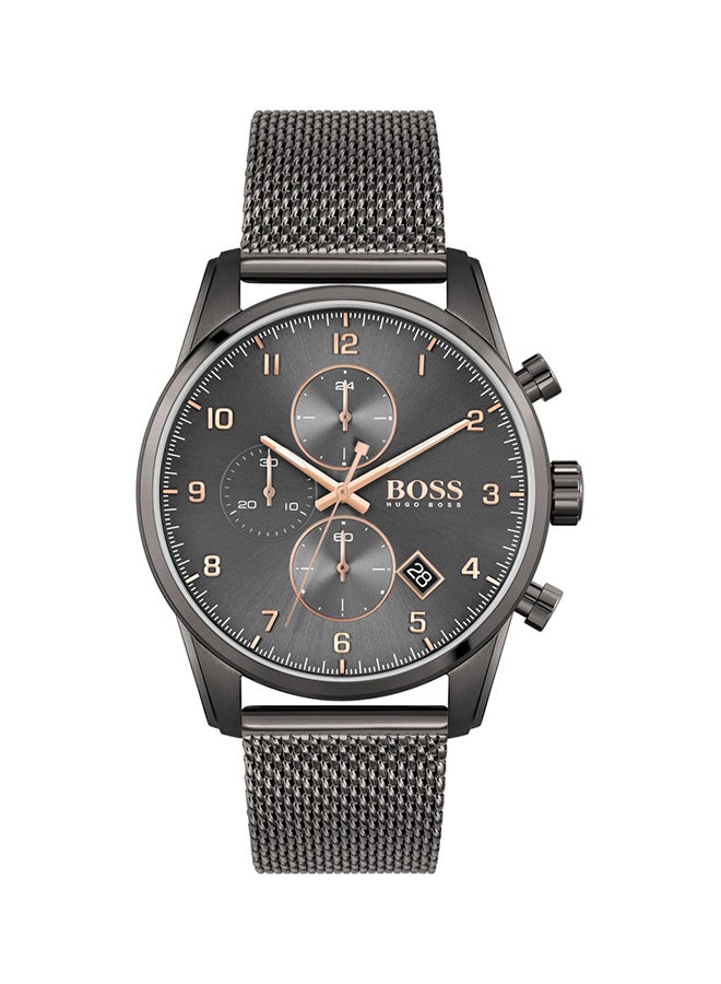 HUGO BOSS Men's Skymaster Grey Dial Watch 