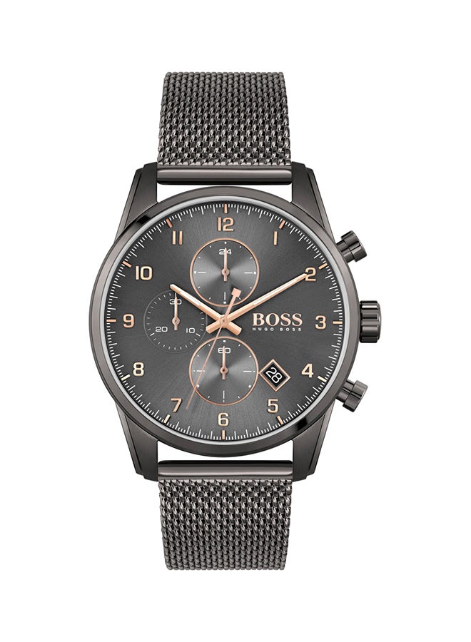 HUGO BOSS - Men's Skymaster Grey Dial Watch - Image 1