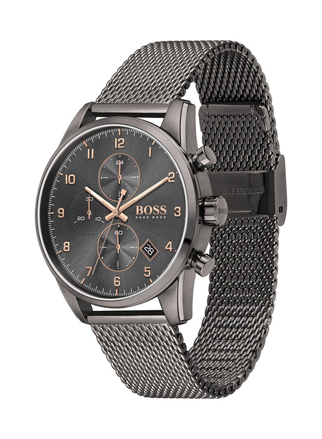 HUGO BOSS - Men's Skymaster Grey Dial Watch - Image 1