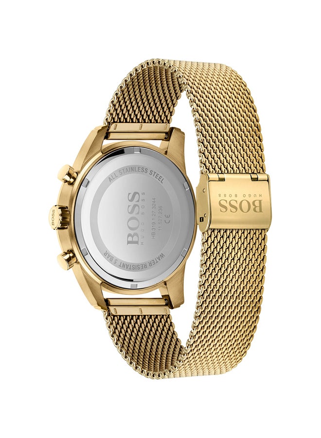 HUGO BOSS - Men's Skymaster Black Dial Watch - Image 1