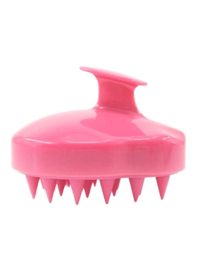 Cool Baby Silicone Scalp Massage Brush Rose Red 5cm - Image 1