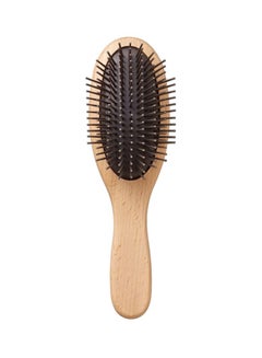 MUJI Wooden Hair Brush Brown/Black 20cm  - Image 1