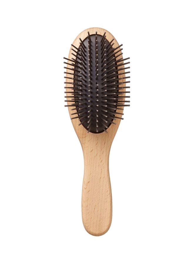 MUJI Wooden Hair Brush Brown/Black 20cm  - Image 1