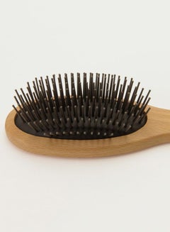 MUJI Wooden Hair Brush Brown/Black 20cm  - Image 2