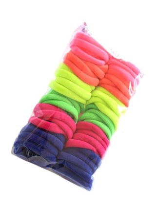 50-Piece Hair Ties Band Set Multicolour - v1616695200/N24671169A_1