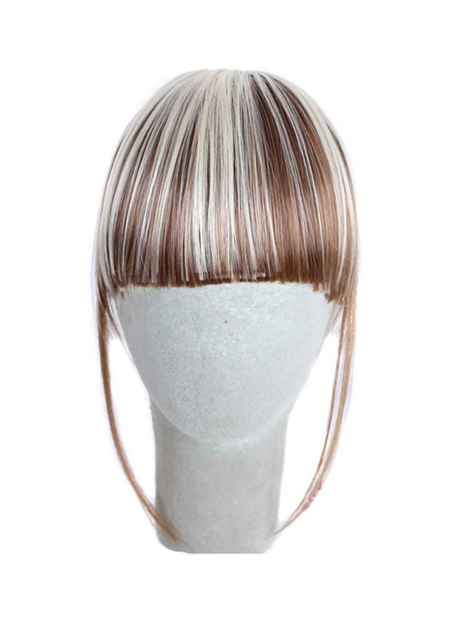 Sharpdo Bob Straight Bang Wig Brown/Beige 15x30cm - Image 1