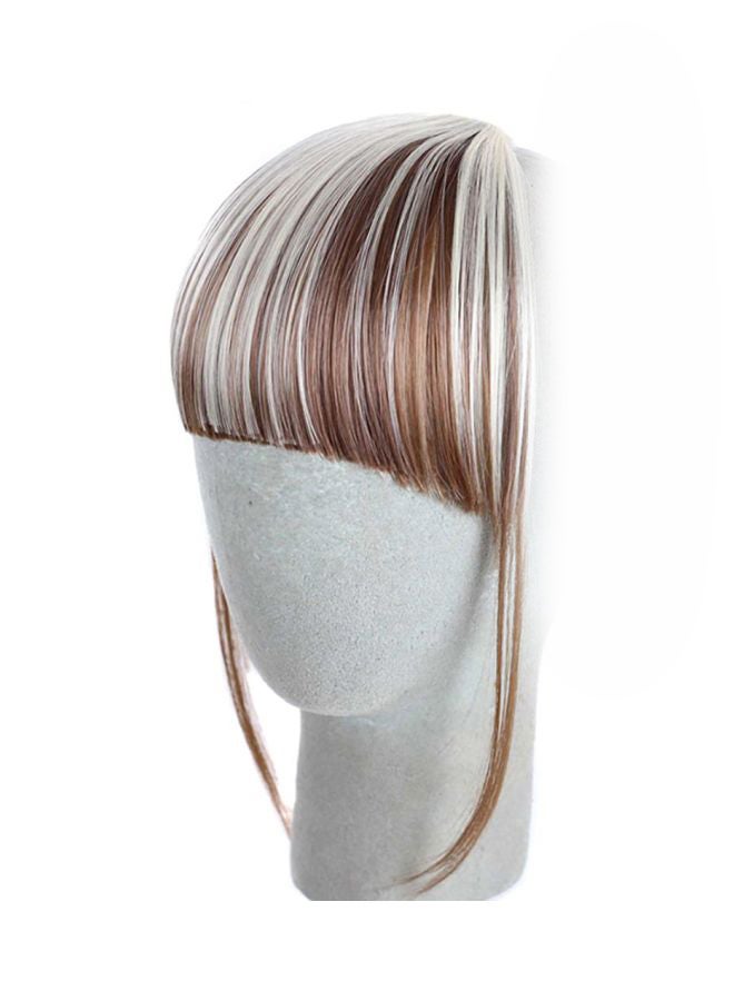 Sharpdo Bob Straight Bang Wig Brown/Beige 15x30cm - Image 2