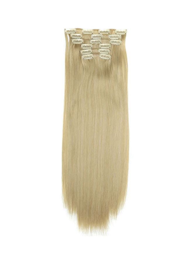 شاربدو شعر مستعار طويل ومسترسل بيج 61سم