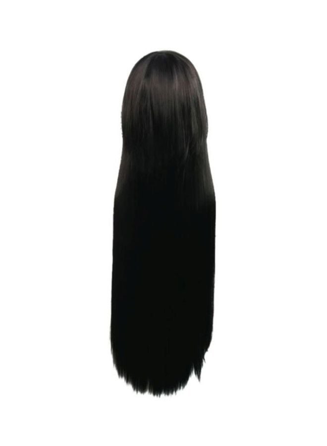 Voberry Long Straight Wig Black 8x4x4cm - Image 2