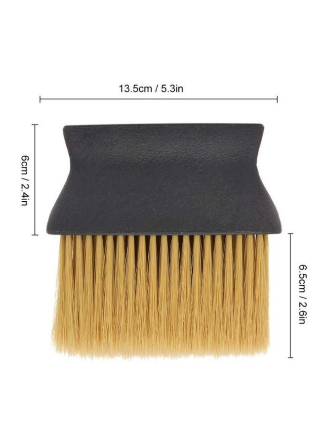 docooler Hair Cutting Dusting Brush Black/Beige 13.5x12.5cm  - Image 5