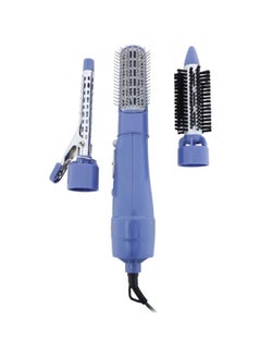 GEEPAS 4-in-1 Hair Styler - 2 Speed Settings, Overheat Protection, 360 Swivel Cord & Cool Function - Multi-Functional Salon Hair Styler, 2 Years Warranty Blue/Black/Silver  - Image 3
