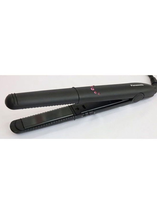 Panasonic Hair Straightener Curler, Smooth Sliding Ceramic Plate, Compact Portable, Styling On The Go, Eh-Hv11 Black/Pink 23.5cm  - Image 2