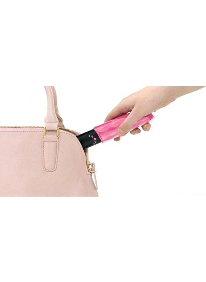 Panasonic Hair Straightener Curler, Smooth Sliding Ceramic Plate, Compact Portable, Styling On The Go, Eh-Hv11 Black/Pink 23.5cm  - Image 5