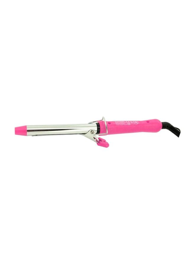 SONASHI - Hair Curler For All Hair Types Temperature Setting Of 200 Degree With ONOFF Switch And 360 degree swivel cord Hanging Loop SHC-3002 Pink/Silver - Image 1
