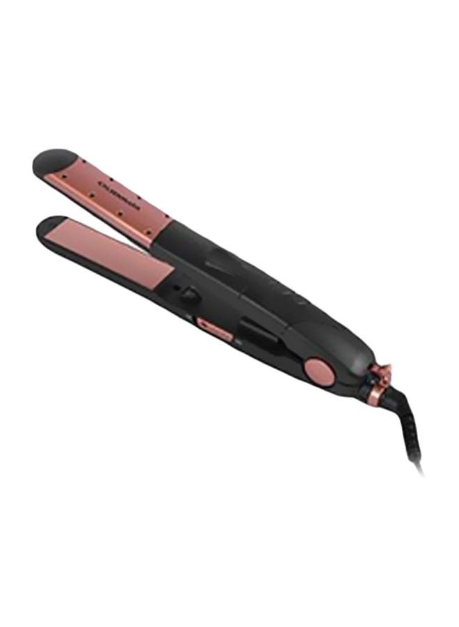 Olsenmark Ceramic Coated Hair Straightener Black/Pink 800grams  - Image 1