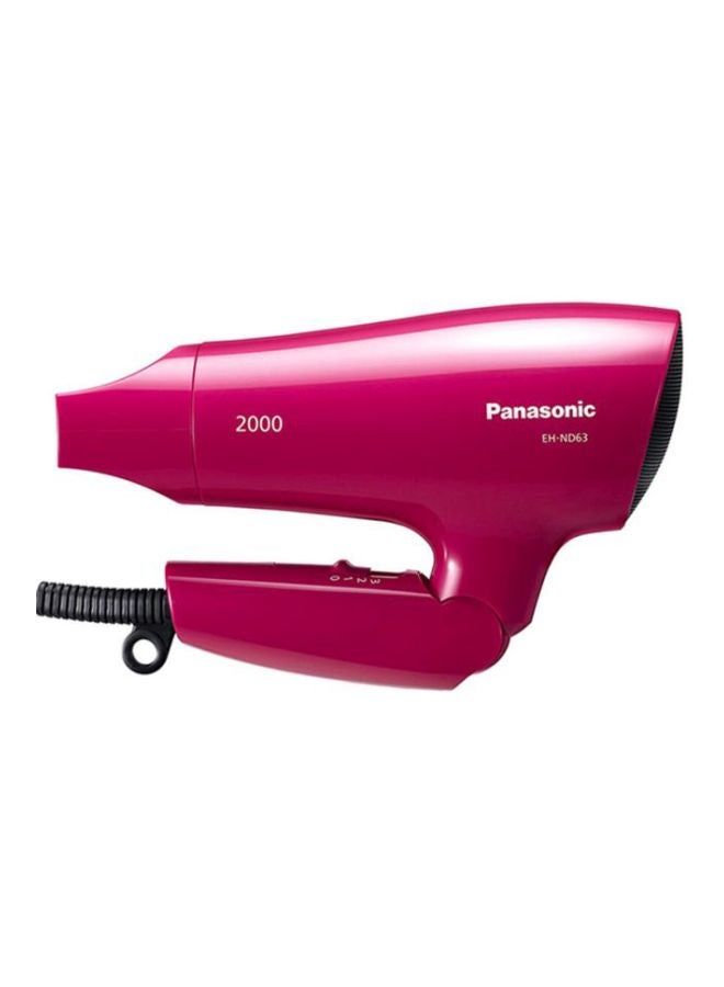 باناسونيك مجفف شعر مكون من قطعتين وردي / أسود/ أبيض - Image 2