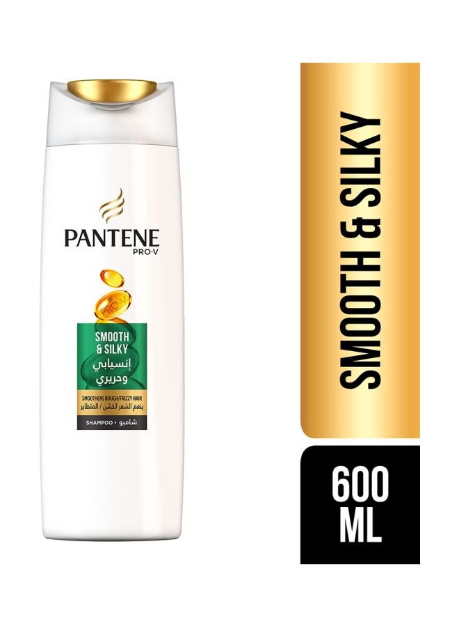 Pantene - Pro-V Smooth And Silky Shampoo 600ml - Image 1