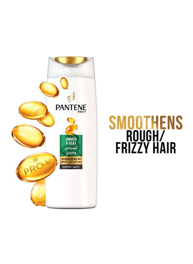 Pantene - Smooth And Silky Shampoo 600 + 400ml Pack of 2 - Image 1