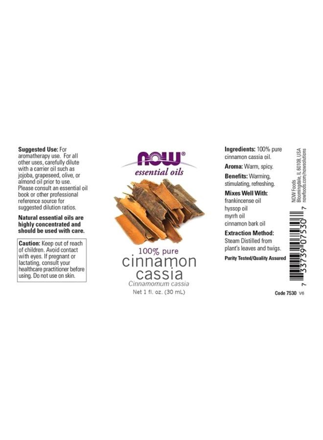 Now Foods Cinnamon Cassia Essential Oil 30ml - Image 2