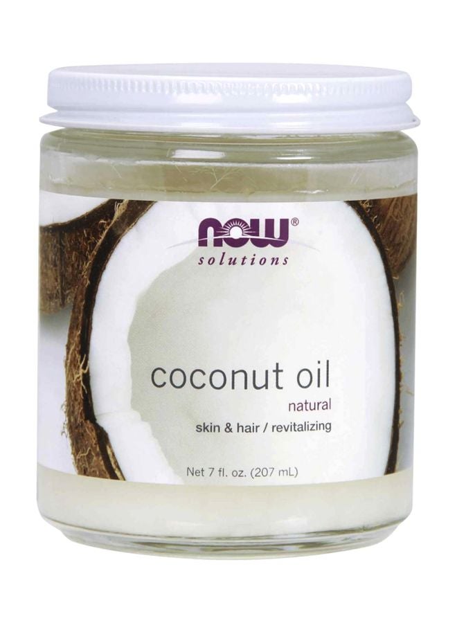 Now Foods Coconut Oil Natural 207ml - Image 1
