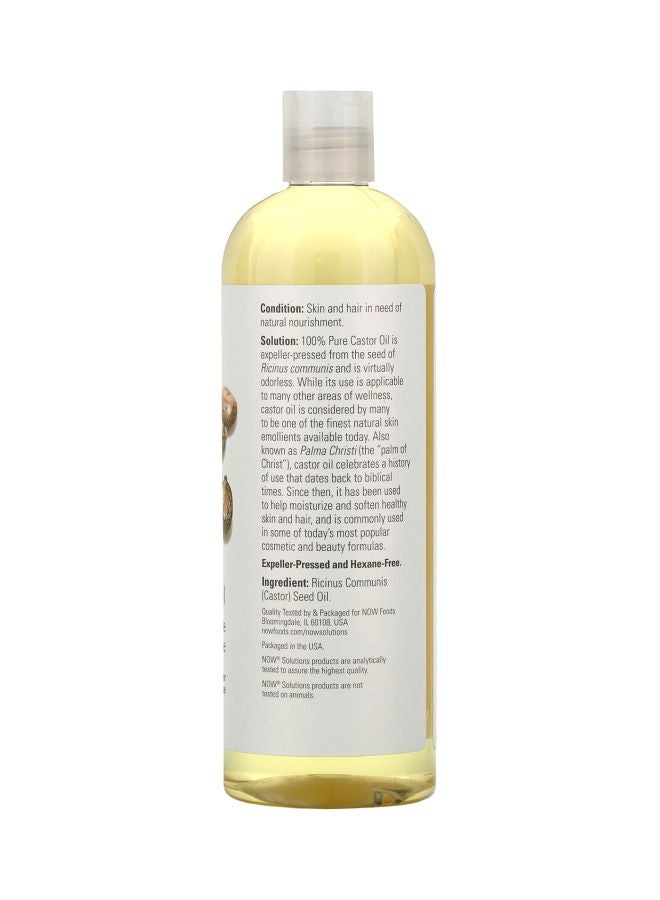 Now Foods Versatile Skin And Hair Care Castor Oil 473ml - Image 2