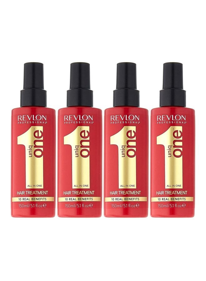 Revlon Pack Of 4 Uniq One All In Hair Treatment - Image 1