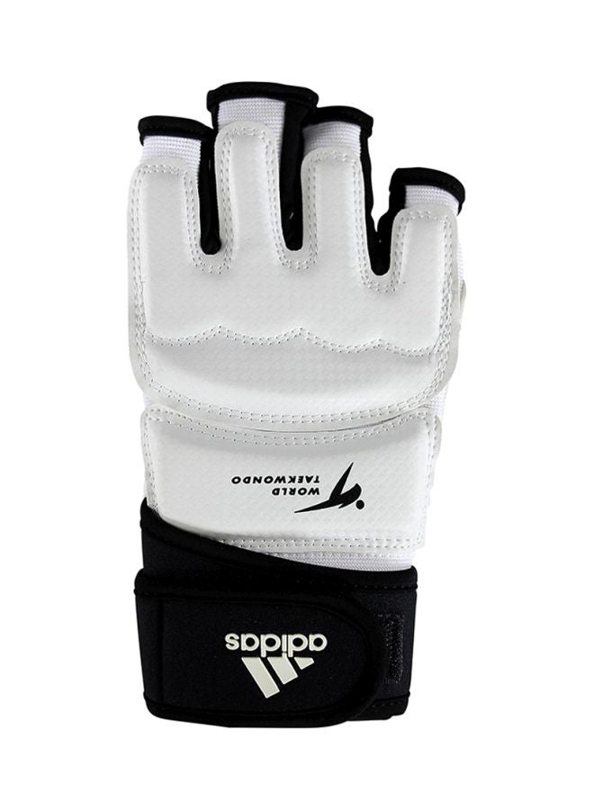 Taekwondo Fighter Gloves - White/Black XL - v1616698336/N18847812A_1