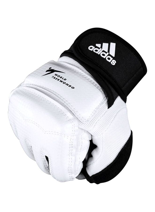 Taekwondo Fighter Gloves - White/Black XL - v1616698336/N18847812A_3