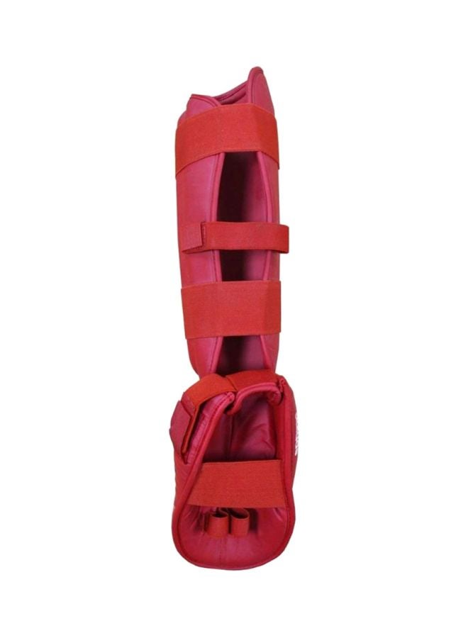 Adidas - Pair Of Karate Shin And Step Pad - Red XL - Image 1