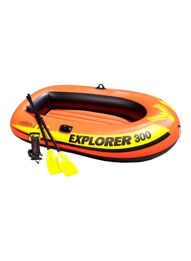INTEX Explorer 300 Boat Set 30.53x14.63x47.71cm  - Image 1