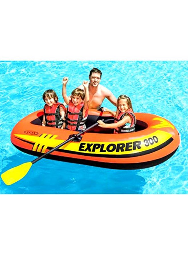 INTEX Explorer 300 Boat Set 30.53x14.63x47.71cm  - Image 3