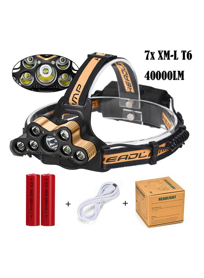 Voberry - 10000Lm Xm-L T6 LED Headlamp Tactical  Flashlight Head Light Lamp - Image 1