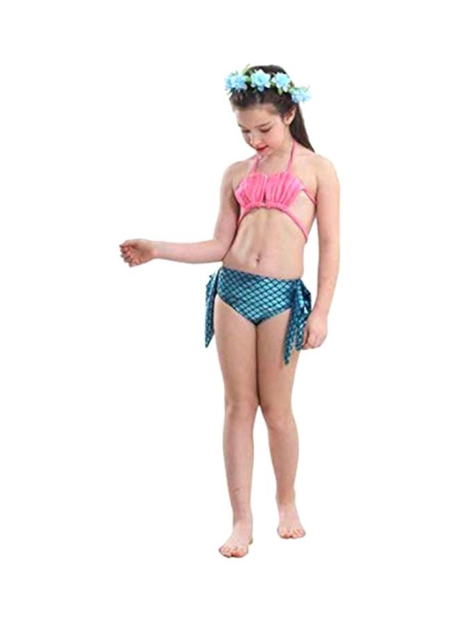 J&J 3-Piece Mermaid Swimming Suit Plus Fin Set 110cm  - Image 3