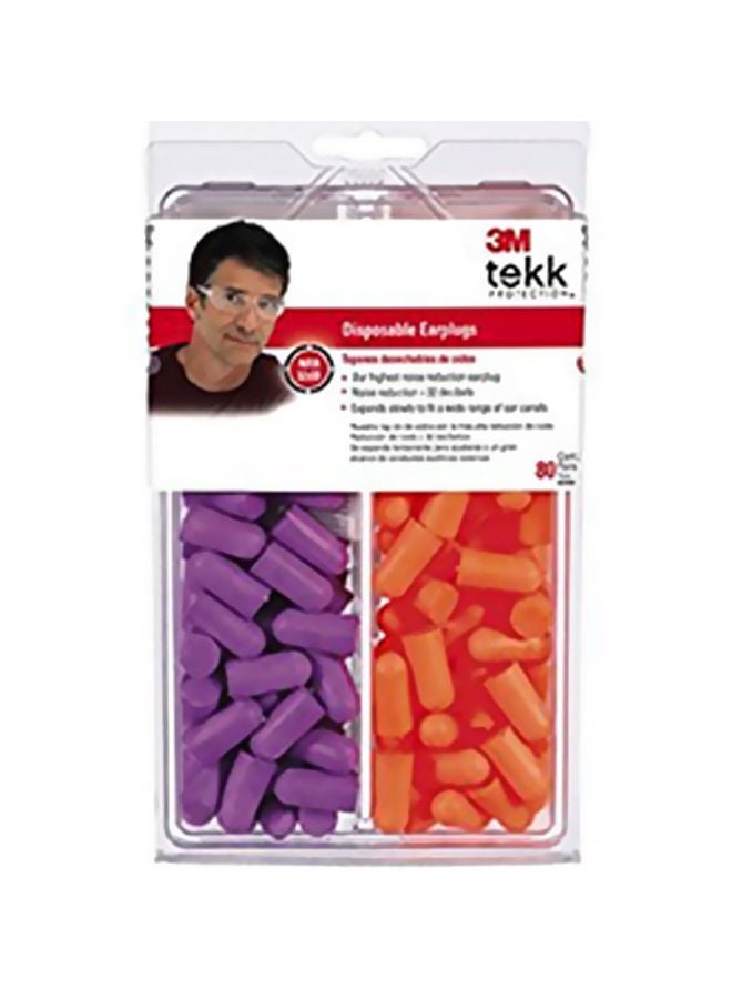 3M Pair Of 80 Disposable Earplugs  - Image 3