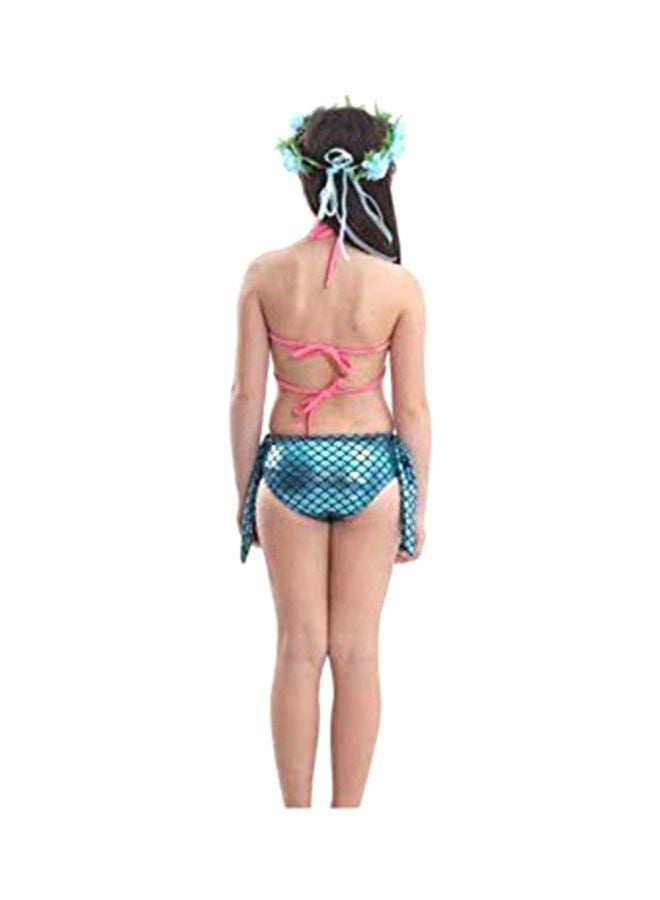 J&J 5-Piece Mermaid Swimming Suit Plus Fin Set 130cm  - Image 4