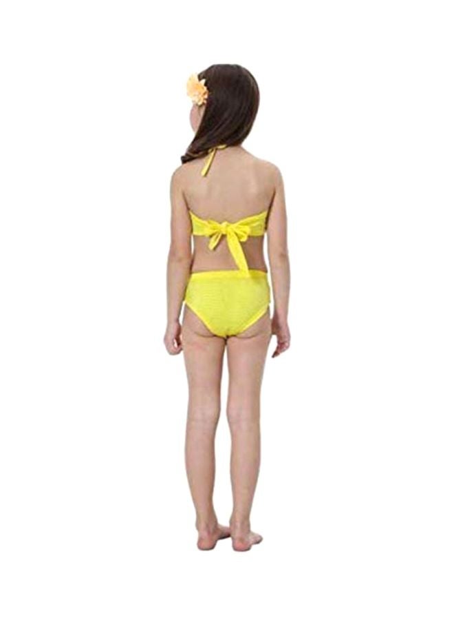 J&J 3-Piece Mermaid Swimming Suit With Bikini Set 110cm - Image 4