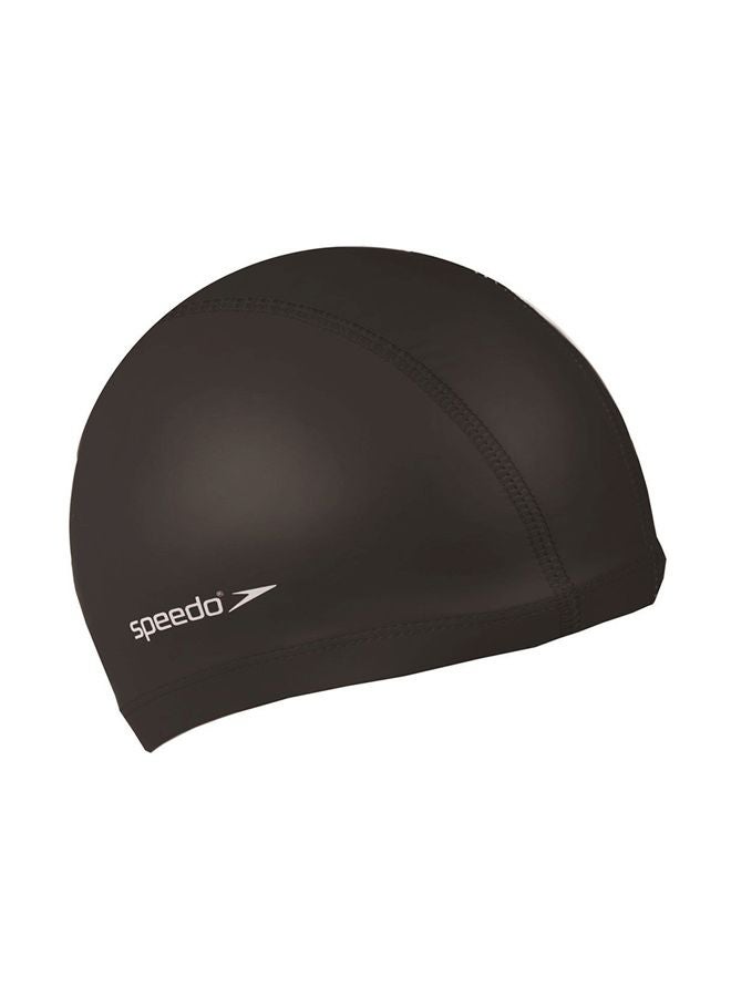 speedo Hydrodynamic Pace Swimming Cap Black One Size  - Image 1