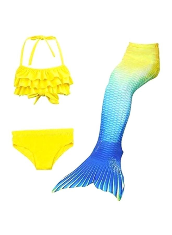 J&J 3-Piece Mermaid Swimming Suit Set 140cm  - Image 1