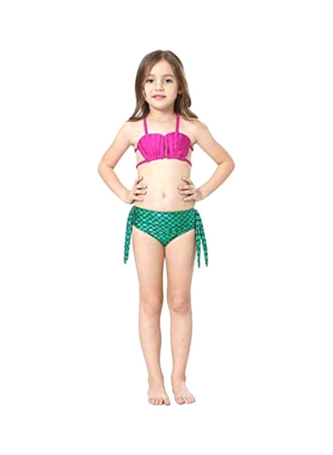 J&J 5-Piece Mermaid Swimming Suit Plus Fin Set 130cm  - Image 3