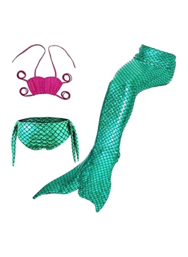 J&J 3-Piece Mermaid Swimming Suit Set 130cm  - Image 1