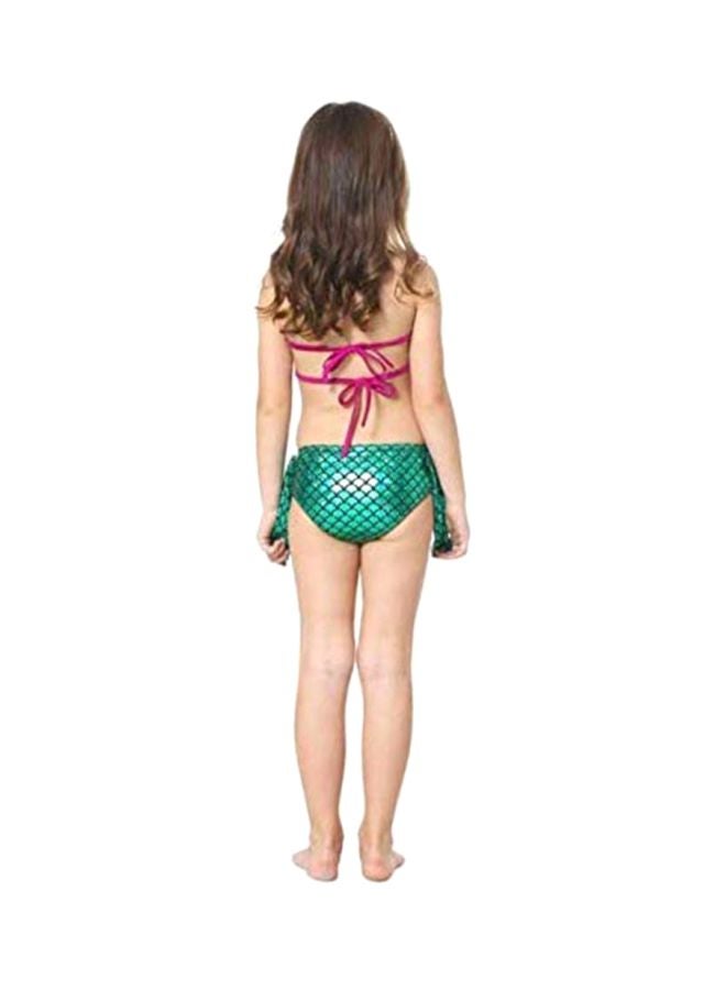 J&J 3-Piece Mermaid Swimming Suit Set 130cm  - Image 4