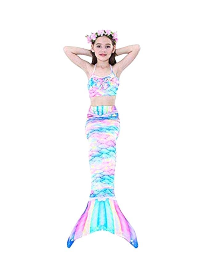 J&J 5-Piece Mermaid Swimming Suit With Bikini Set 120cm  - Image 2