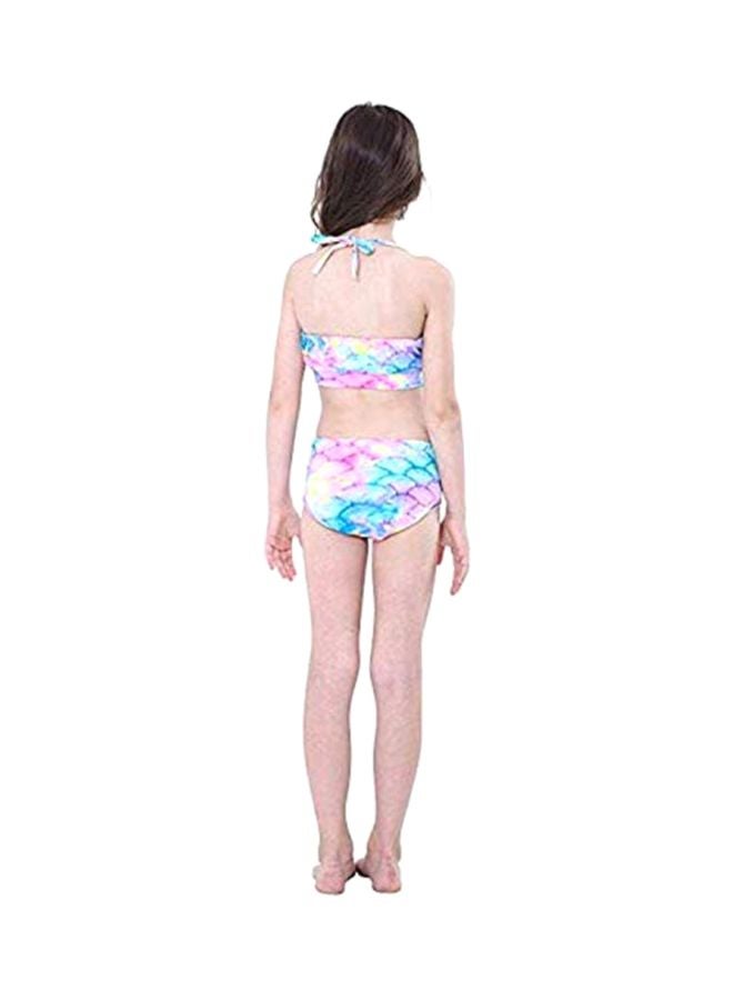 J&J 5-Piece Mermaid Swimming Suit With Bikini Set 120cm  - Image 5
