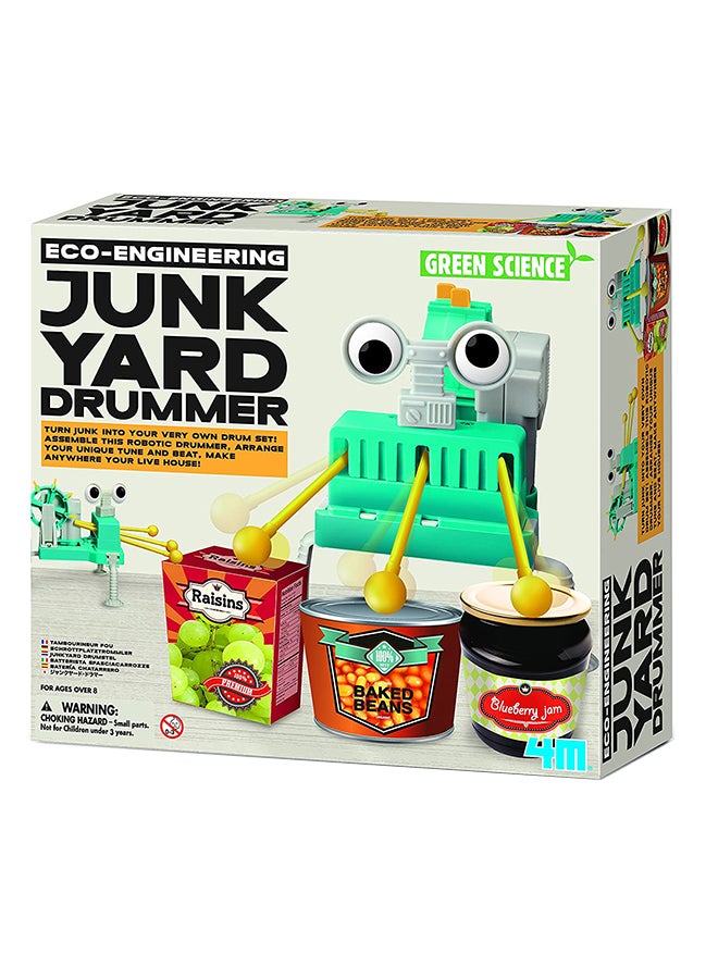 4m Green Science Eco-Engineering Junkyard Drummer Set  - Image 1