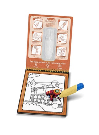 Melissa & Doug Water Wow Vehicles – 4 No-Mess Paint with Water Scenes with Refillable Chunky Pen – Search & Find Activities in a Reusable, Travel-Friendly Design for Kids Ages 3+ | MD5375 - view 2